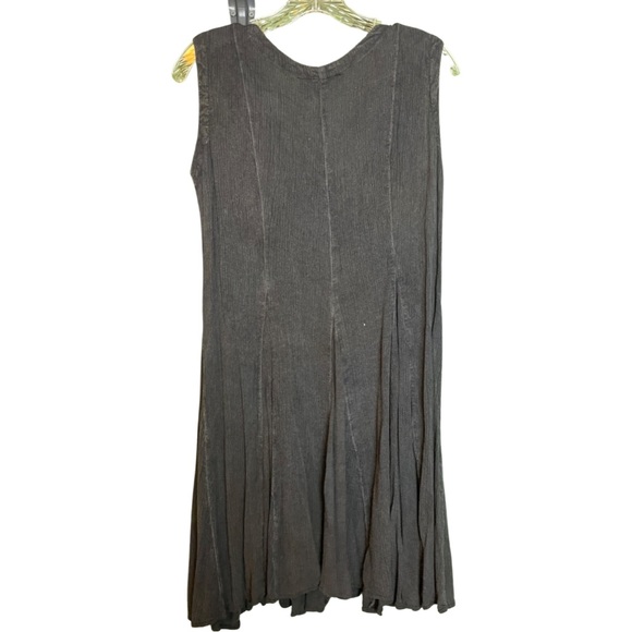 Vintage All That Jazz Flowy Faded Black Renaissance Dress Size S - Picture 4 of 4